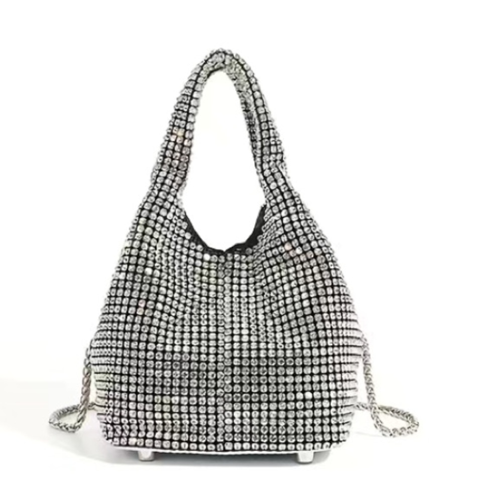 Sliver Rhinestone Bag/Crossbody - Picture 11 of 16